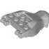 Dragon Head (Ninjago) Jaw with 2 Bar Handles on Back: {умерено каменно сив}