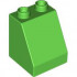 ROOF TILE 2X2X2, DEG. 54: {ярко зелен}