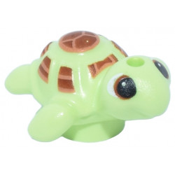 Turtle Baby, Friends with Black Eyes and Reddish Brown and Medium Nougat Shell Pattern: {пролетно жълто-зелен}