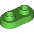 PLATE 1X2, ROUNDED, NO. 1: {ярко зелен}