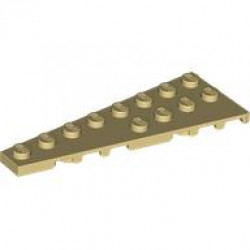 Wedge, Plate 8 x 3 Left: {тухлено жълт}