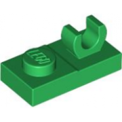 PLATE 1X2 W. VERTICAL GRIP: {тъмно зелен}