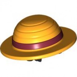 WIG, W/ HAT, NO. 9: {огнено жълто-оранжев}