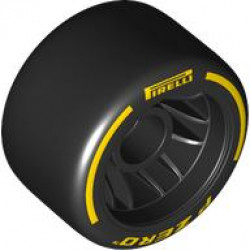 WHEEL, DIA. 24X14.9, NO. 3: {черен}