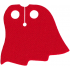 CAPE, NO. 72: {ярко червен}
