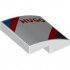 PLATE, W/ BOW 2X2X2/3, NO. 101: {бял}