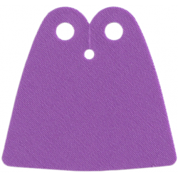 Mini Doll, Cape Cloth, Standard - Traditional Starched Fabric - 3.25cm Height: {умерено лавандулов}