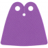 Mini Doll, Cape Cloth, Standard - Traditional Starched Fabric - 3.25cm Height: {умерено лавандулов}