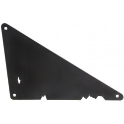 Cloth Sail Triangular 16 x 22 1/2 with Tattered Hole: {черен}