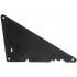 Cloth Sail Triangular 16 x 22 1/2 with Tattered Hole: {черен}