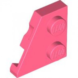 LEFT PLATE 2X2, 27 DEG.: {пъстро коралов}