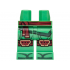 Hips and Legs with Dark Red Sash and Gold Kneepads, Dark Green Robe Ends and Toes Pattern: {ярко зелен}