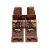 Hips and Legs with Dark Red Belt, Dark Orange Tattered Shirttails, Olive Green Ripped Knees, Dark Brown Toes Pattern: {червеникаво-кафяв}