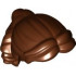 Mini Doll, Hair Female Mid Length, Bangs Part in Middle, Ringlets and Hole for Pin in Back: {червеникаво-кафяв}