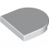 TILE 2X2, 1/2 CIRCLE: {бял}