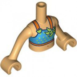 TORSO, GIRL, W/ ARM, NO. 626: {умерен тан}