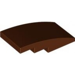 BRICK W. BOW 2X4: {червеникаво-кафяв}