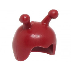 Minifigure, Headgear Cap, Insect - Flexible Rubber: {нов тъмно червен}