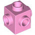 BRICK 1X1 W. 4 KNOBS: {светло пурпурен}