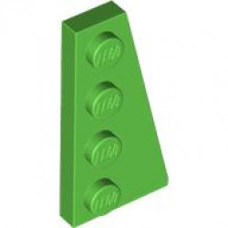 RIGHT PLATE 2X4 W/ANGLE: {ярко зелен}