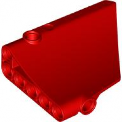 Technic, Panel Inverted Fairing #43 Large Short Smooth, Side B: {ярко червен}