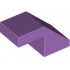 ROOF TILE 1X2, DEG. 45, W/O KNOBS: {умерено лавандулов}