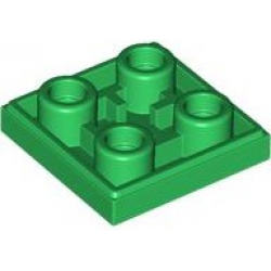 FLAT TILE 2X2 INV.: {тъмно зелен}