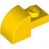 BRICK, 1X2X1, BOW, W/ CUTOUT: {ярко жълт}