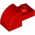 BRICK, 1X2X1, BOW, W/ CUTOUT: {ярко червен}