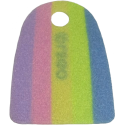 Minifigure Cape Cloth, Narrow with Single Top Hole with Pastel Rainbow Pattern: {мултикомбинация}