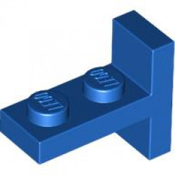 PLATE 2X1, W/ VERT. TUBE: {ярко син}