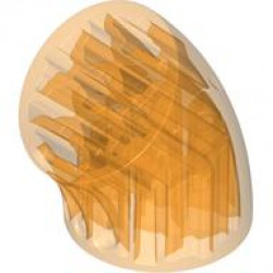 DESIGN ELEM.,DEG.135,W/ CROSSHOLE,NO. 6: {прозрачно ярко оранжев}