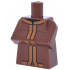 Torso, Modified Long with Folded Arms with Robe, Dark Orange Trim and Black Neck Minecraft Villager Pattern: {червеникаво-кафяв}