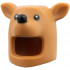 Minifigure, Headgear Head Cover, Costume Reindeer, Hole on Top with Black Eyes and Nose Pattern: {умерен нуга}