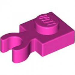 PLATE 1X1 W. HOLDER: {ярко пурпурен}