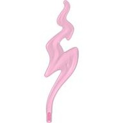 Wave Rounded Squiggly with Bar End (Flame): {прозрачен умерено червеникаво виолетов}