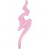 Wave Rounded Squiggly with Bar End (Flame): {прозрачен умерено червеникаво виолетов}