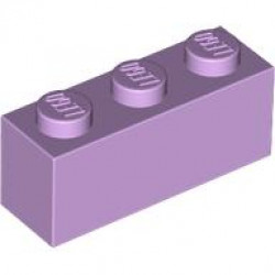 BRICK 1X3: {лавандулов}