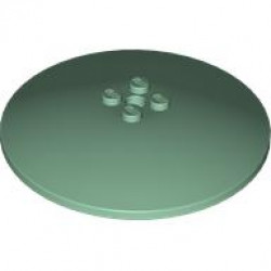 ROUND PLATE Ø64X9.6: {пясъчно зелен}