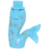 Mini Doll Hips and Mermaid / Merman Tail Assembly with Molded Satin Trans-Light Blue Caudal Fin and Printed Gold and Metallic Pink Scales Pattern: {умерено небесносин}