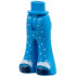 Mini Doll Hips and Trousers Bell-Bottoms with Dark Blue Shoes and White Falling Snow Pattern - Thin Hinge: {тъмно небесносин}