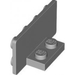 PLATE 1X2, W/ 1.5 PLATE 2X4, UPWARDS: {умерено каменно сив}