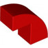 BRICK 1X2X1 2/3, BOW W/ CUTOUT, NO. 1: {ярко червен}