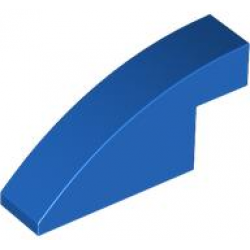 BRICK 1X4X1 2/3, OUTSIDE HALF BOW: {ярко син}