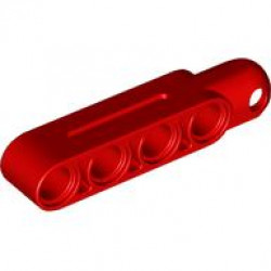 BEAM 4 M, W/ BALL CUP 5.9 W/O FRICTION: {ярко червен}