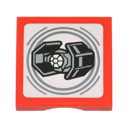 TILE 2X2, W/ FUNCTION, NO. 15: {ярко червен}