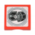 TILE 2X2, W/ FUNCTION, NO. 15: {ярко червен}
