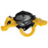 Minifigure Armor Shoulder Pads and Scarf with Molded Pearl Gold Dragon Head, Tail and Scabbard for 2 Katanas Pattern: {черен}