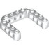 BRICK 5X6, W/ 4.85 HOLE, CUTOUT: {бял}