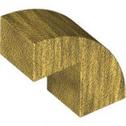 Slope, Curved 2 x 1 x 1 2/3: {топло златист}